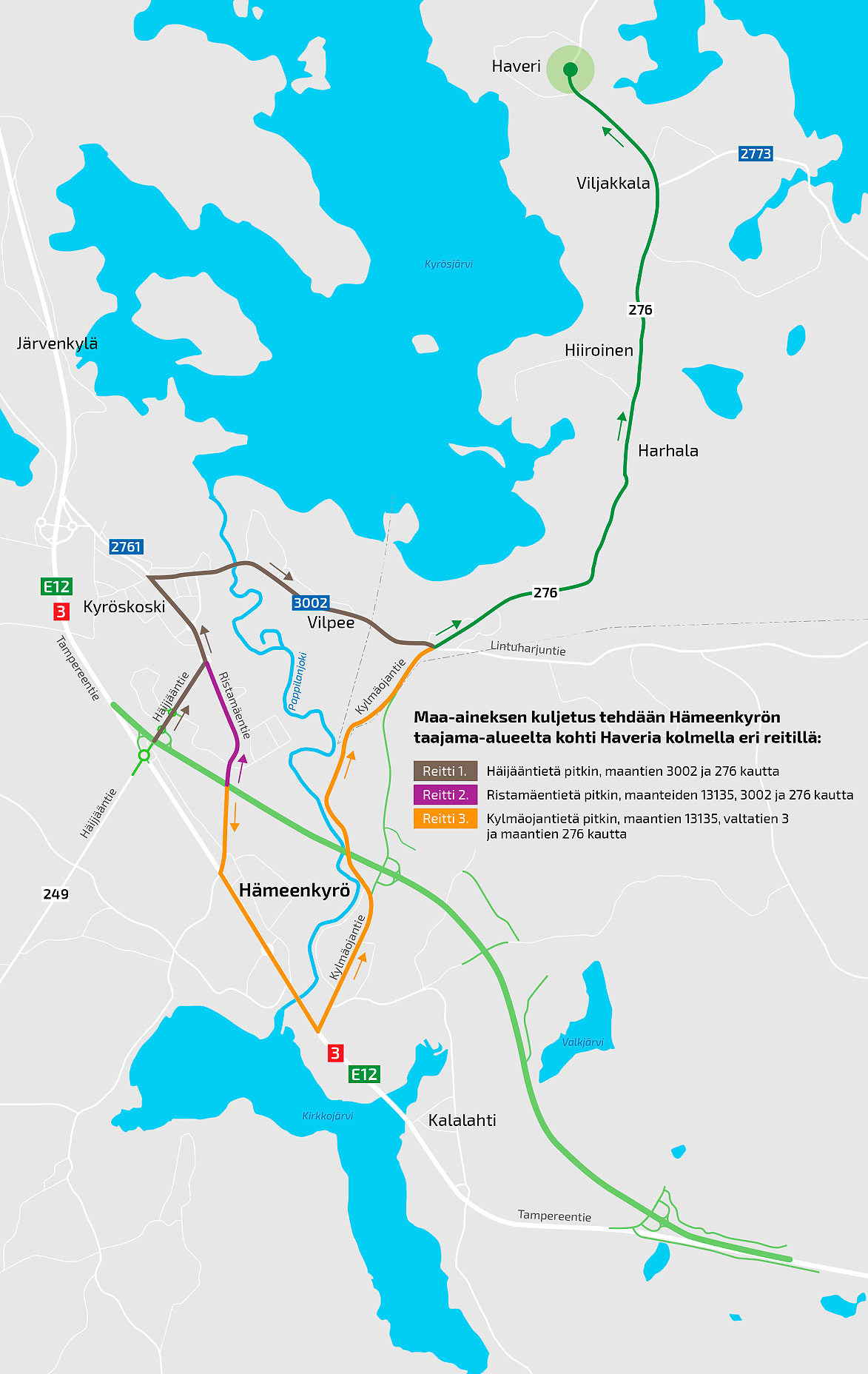 Rekkaralli Hämeenkyröstä Viljakkalan Haveriin alkamassa 